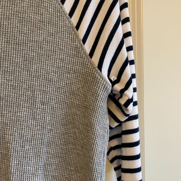 Splendid Striped Sleeve Thermal Baseball Shirt - Picture 5 of 8